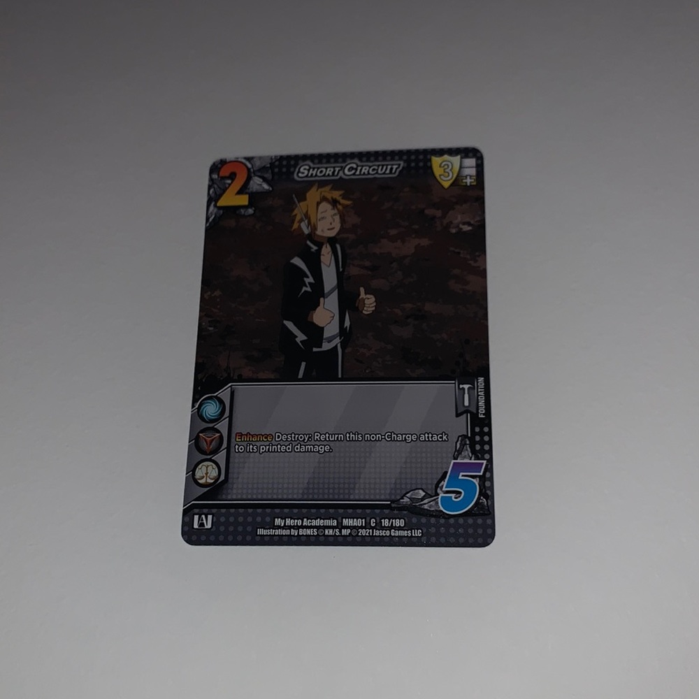 My hero academia collectible card